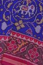 Patola Silk Royal Blue Saree
