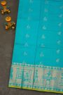 Kuppadam Sico Sky Blue Saree