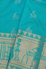Kuppadam Sico Sky Blue Saree