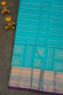 Kuppadam Sico Sea Blue Saree
