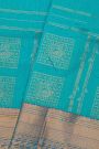 Kuppadam Sico Sea Blue Saree