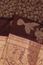 Kuppadam Sico Brown Saree