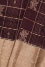 Kuppadam Sico Brown Saree