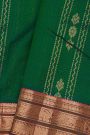 Kuppadam Sico Bottle Green Saree