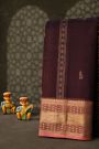 Kuppadam Sico Brown Saree