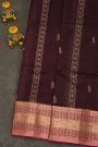 Kuppadam Sico Brown Saree