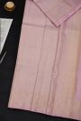 Kancheepuram Silk Lavender Dhoti With Florals In Curvy Shapes
