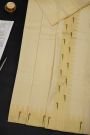 Kancheepuram Silk Cream Dhoti With Muniya Buttis Temple Border