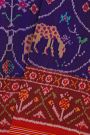 Patola Silk Navy Blue Saree