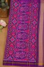 Patola Silk Royal Blue Saree