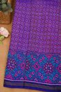 Patola Silk Lavender Saree
