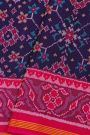 Patola Silk Royal Blue Saree
