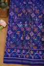 Patola Silk Royal Blue Saree