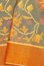 Patola Silk Grey Saree