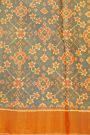 Patola Silk Grey Saree