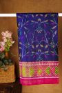 Patola Silk Royal Blue Saree