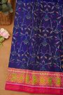Patola Silk Royal Blue Saree