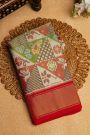 Ikat Silk Multi-Colour Saree