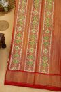 Ikat Silk Multi-Colour Saree