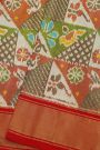 Ikat Silk Multi-Colour Saree