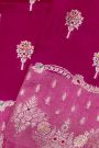 Fancy Matka Silk Magenta Saree