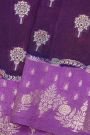 Fancy Matka Silk Royal Blue Saree