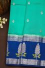 Fancy Matka Silk Sky Blue Saree
