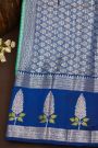 Fancy Matka Silk Sky Blue Saree