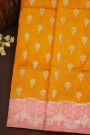 Fancy Matka Silk Orange Saree