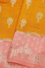 Fancy Matka Silk Orange Saree