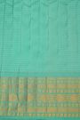 Gadwal Silk Cream Saree With Floral Brocade Pallu