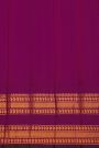 Gadwal Silk Yellow Saree With Buttis Body And Contrast Mango Paisley Border