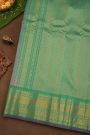 Gadwal Silk Pink Saree With Floral Brocade Pallu