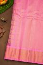 Gadwal Silk Purple Saree With Temples Border