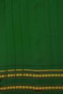Gadwal Silk Red Saree With Dollars And Temples Border