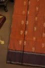 Coimbatore Soft Silk Rust Saree