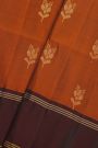 Coimbatore Soft Silk Rust Saree