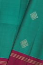 Coimbatore Soft Silk Peacock Green Saree