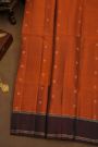 Coimbatore Soft Silk Rust Saree
