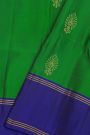 Coimbatore Soft Silk Green Saree With Patola Design
