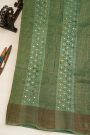 Fancy Tussar Multi-Colour Saree With Kaddi Border