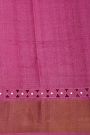Fancy Tussar Cream Saree With Kaddi Border