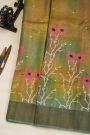 Fancy Tussar Multi-Colour Saree With Kaddi Border