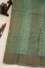 Fancy Tussar Multi-Colour Saree With Kaddi Border