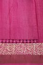 Fancy Tussar Dual Colour Saree With Kaddi Border