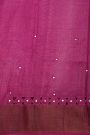 Fancy Tussar Multi-Colour Saree With Mirror And Cut Work Pallu