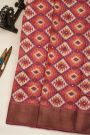Fancy Tussar Multi-Colour Saree With Mirror And Cut Work Pallu