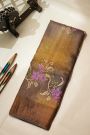 Fancy Tussar Dual Colour Saree With Kaddi Border