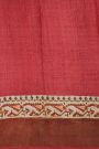 Fancy Tussar Beige Saree With Kaddi Border