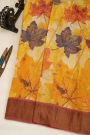 Fancy Tussar Multi-Colour Saree With Kaddi Border
